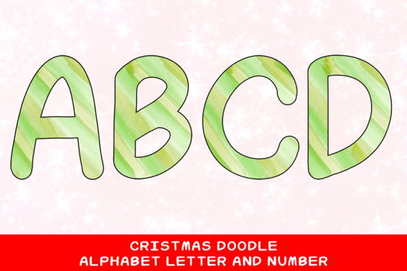 Christmas Doodle Alphabet Letter 50: Festive Designs for Any Project