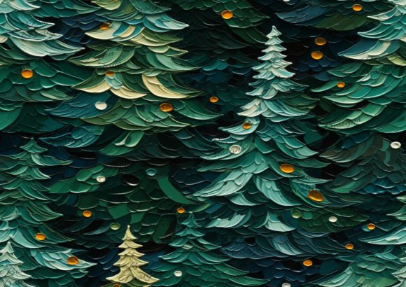 Christmas Tree Seamless Pattern: A Versatile Design Asset