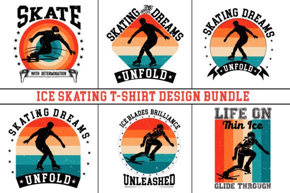 Ice Winter Sports Skates T-shirt Design: A Strategic Asset for Your Print on Demand Business