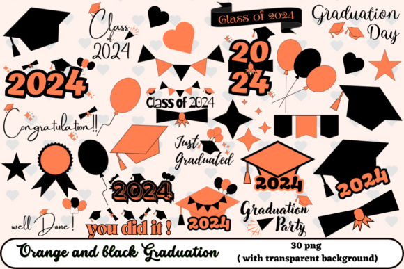 Orange and Black Graduation 2024 Png: A Strategic Asset for Modern Creators