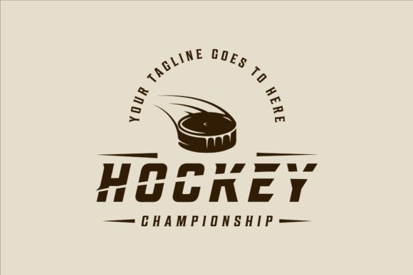 Unlocking the Classic Appeal of Ice Hockey Puck Logo Vintage Vector Illustrations